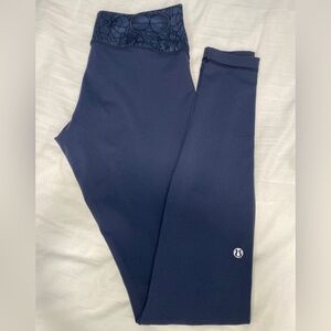 Lululemon Tight 7/8 Full Leggings UNDER WUNDER High Rise Size 6